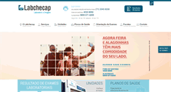Desktop Screenshot of labchecap.com.br